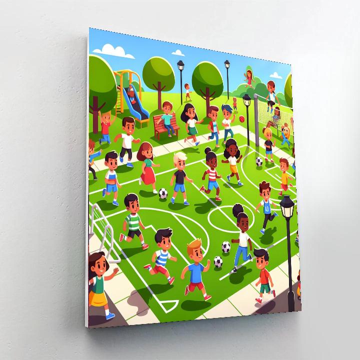 Sports Fun Fiesta Paint By Numbers