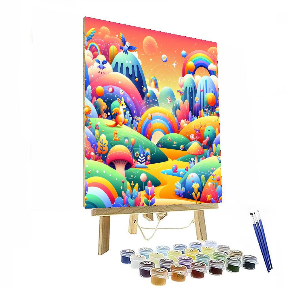 Wonderland Of Whimsy Painting Number Kit