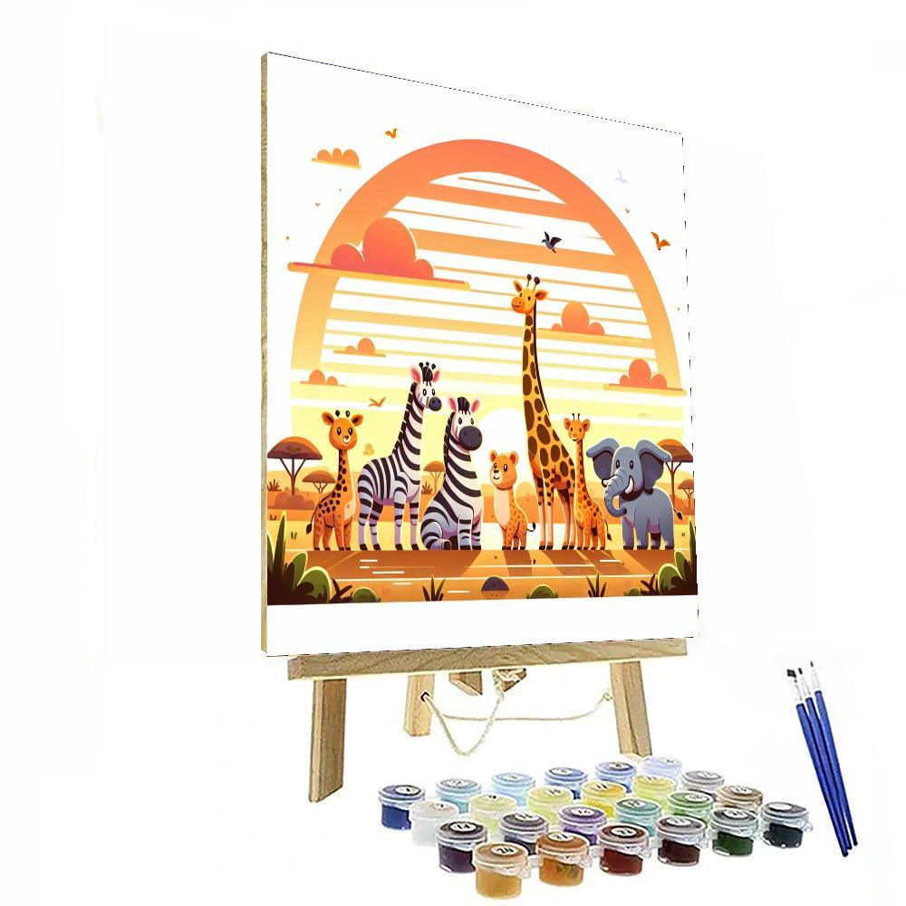Savanna Soiree Paint By Numbers