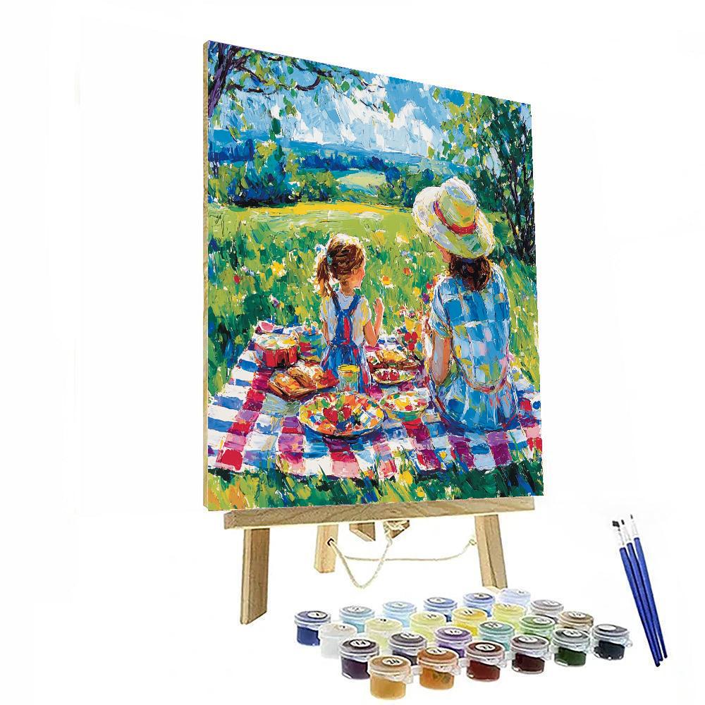 Summer Picnic Joy Paint By Number