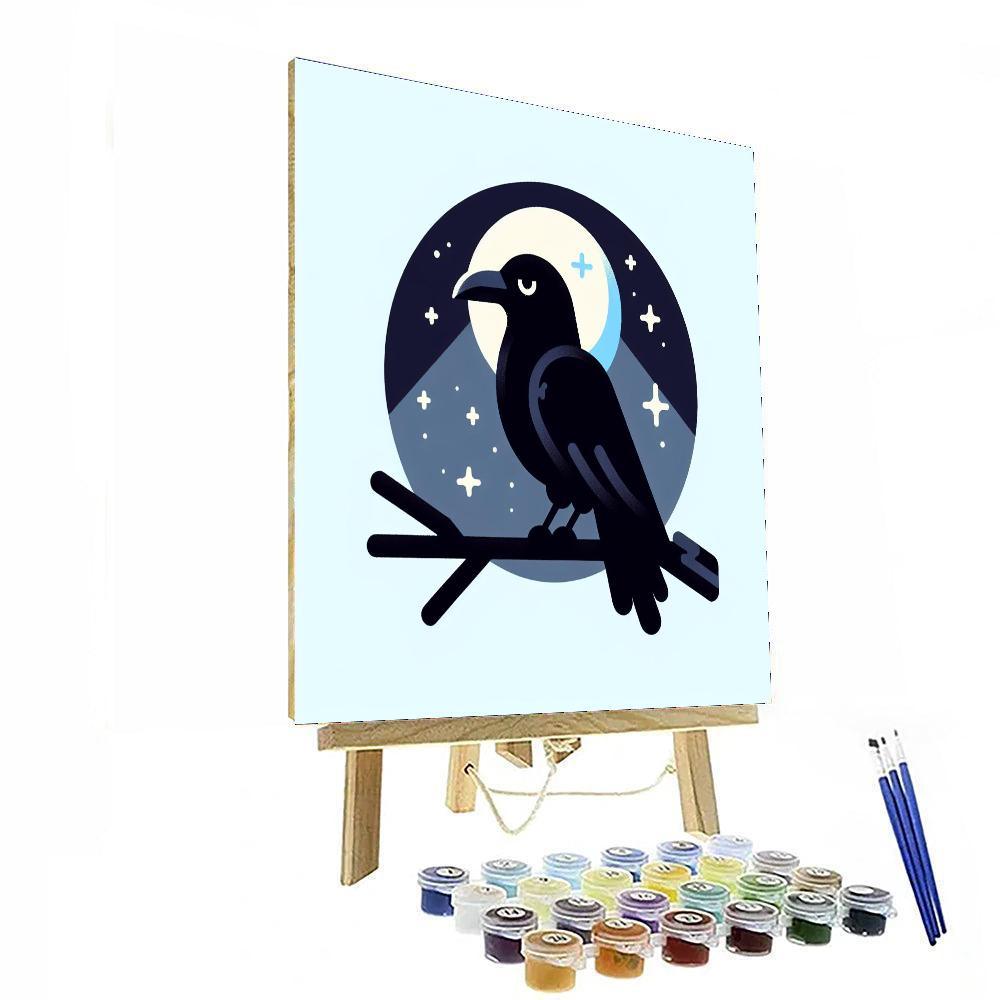 Radiant Raven Paint By Numbers Kits