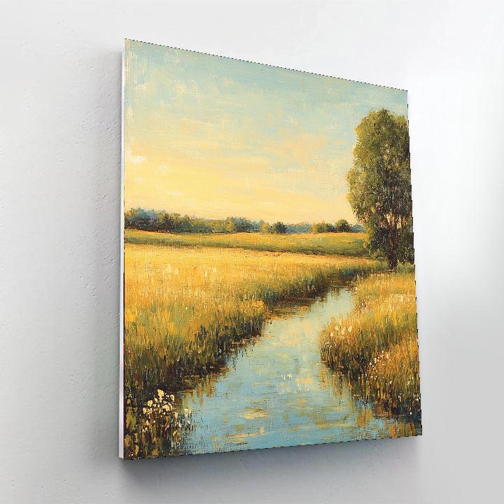 Claude Monet Inspired Rays Of Tranquility  Painting By Numbers Kit