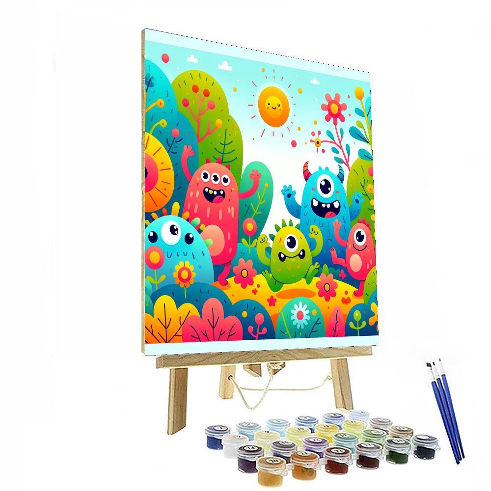 Magical Monsters Painting By Numbers Kit