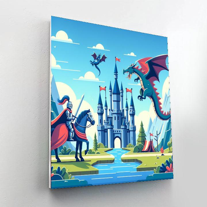 Fantasy Kingdom Journey DIY Paint By Numbers