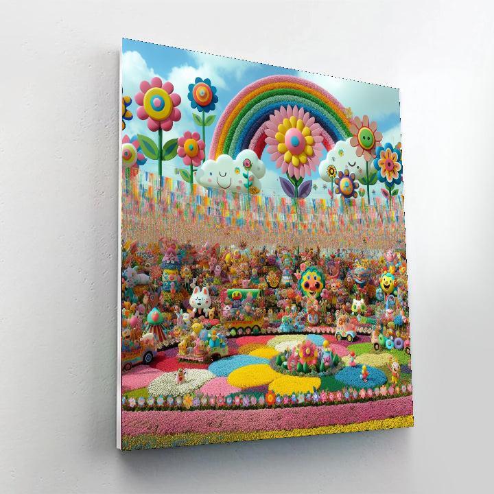 Fantasy Flower Festival Paint By Number