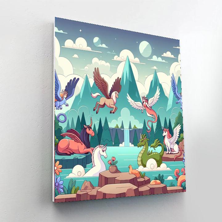 Mythical Journeys Number Painting