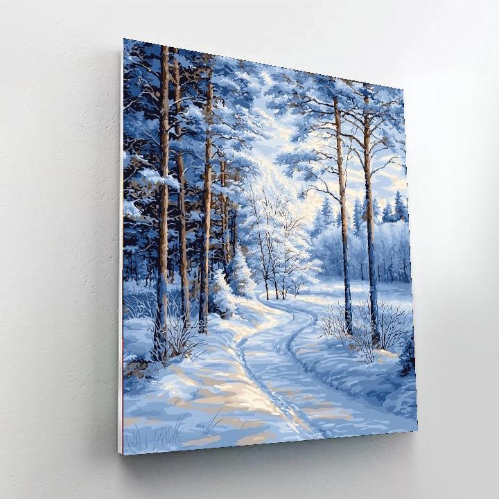 Georges Seurat Inspired Winter Solstice Echo  Numbered Painting Kits