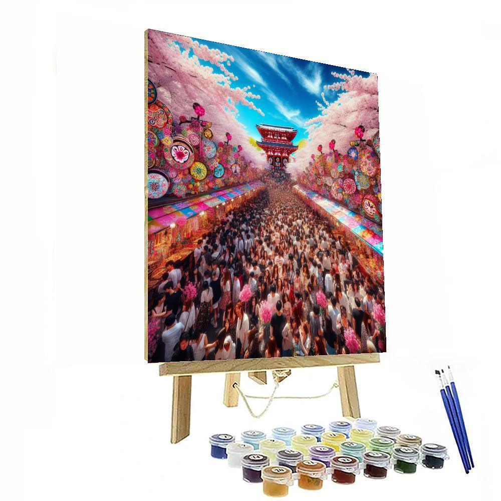 Blissful Blossom Festival Paint By Color