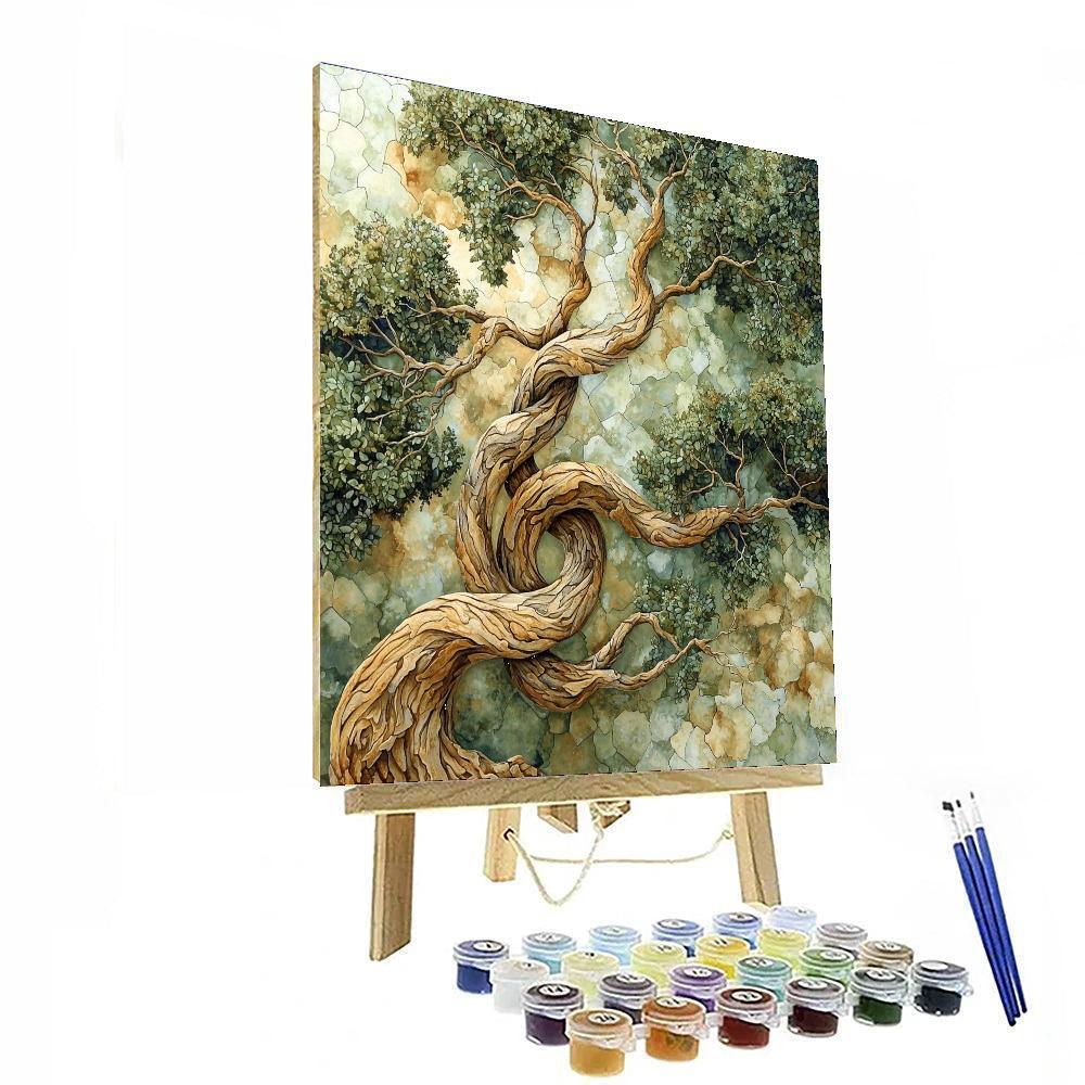 Michelangelo Inspired Enchanted Branches  Painting Number Kit