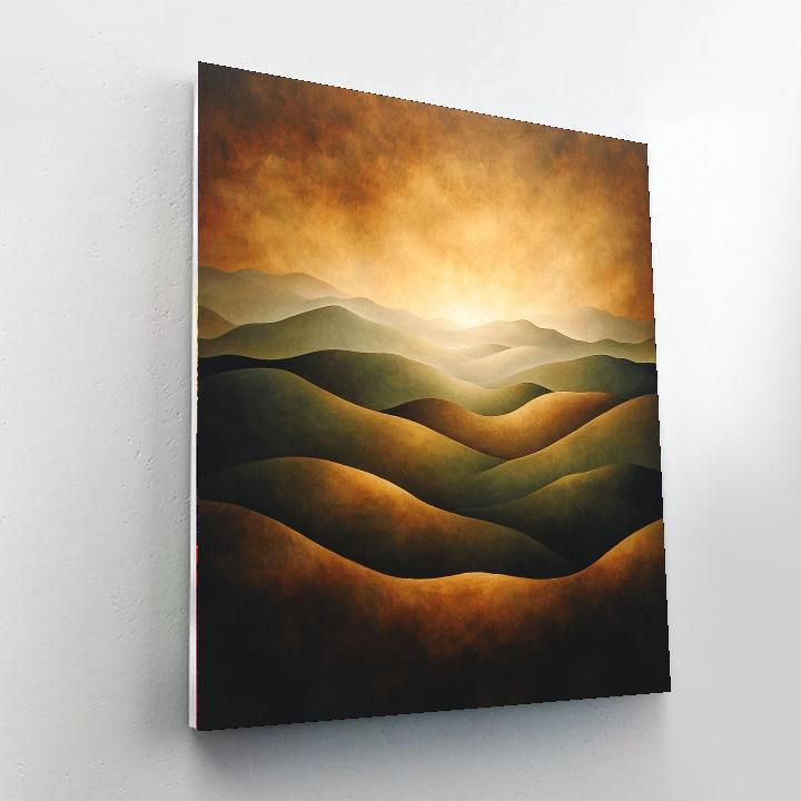 Caravaggio Inspired Chiaroscuro Landscape  Paint By Numbers Kits