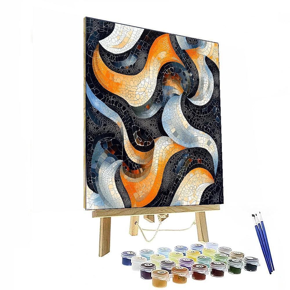 M.C. Escher Inspired Symphony Of Tessellations  Painting Number Kit