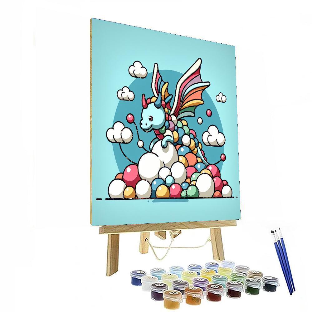 Mysterious Dragon Paint By Numbers Art