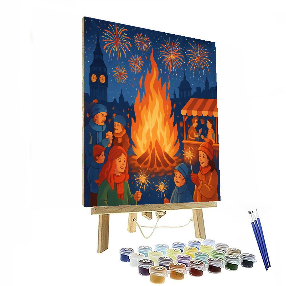 Bonfire Night Paint By Number