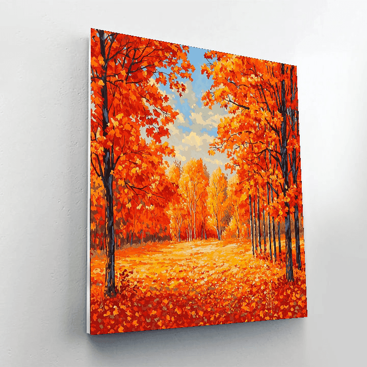 Turner Inspired The Spirit of Autumn - DIY Painting By Numbers Kit