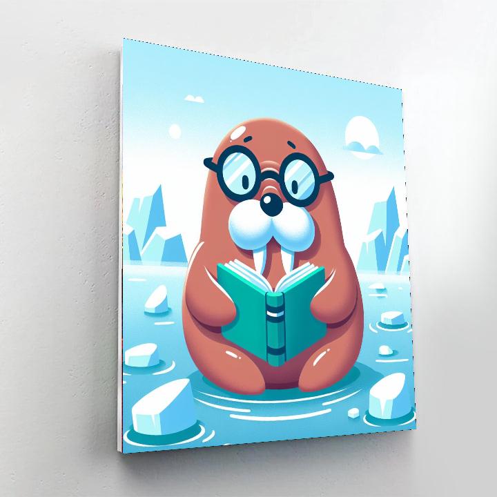 Wise Walrus Wonders Numbered Painting Kits