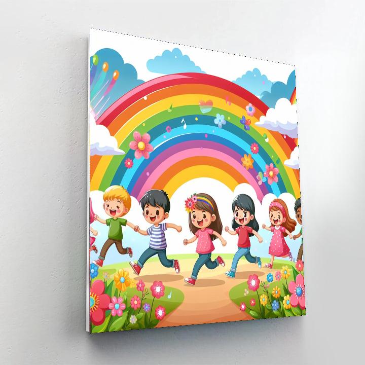 Rainbow Adventure Journey DIY Paint By Numbers