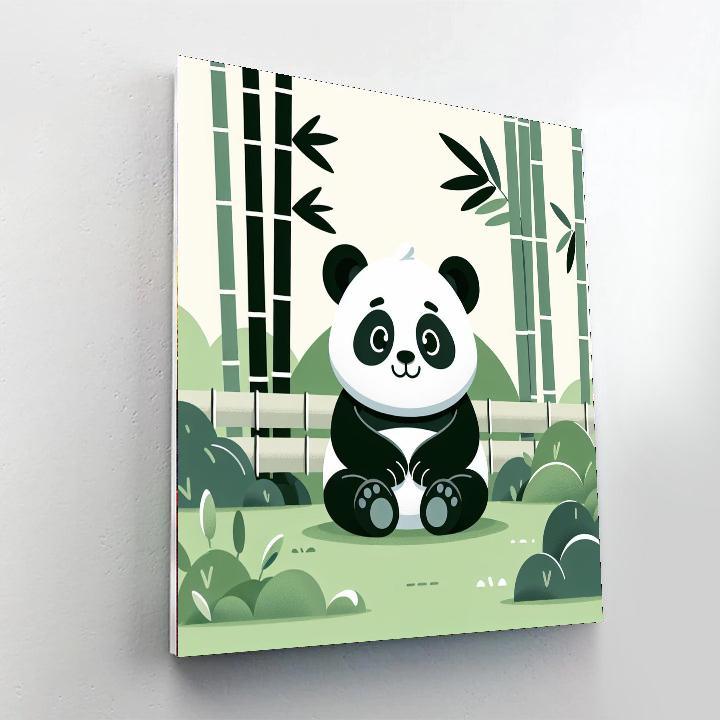 Panda Garden Harmony Paint By Numbers