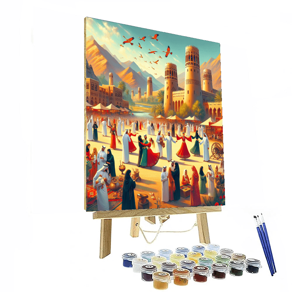 Al Ain Cultural Festival - Uae Number Painting