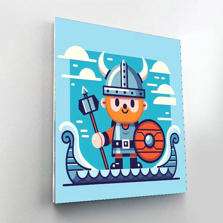 Valiant Viking Paint By Numbers Art