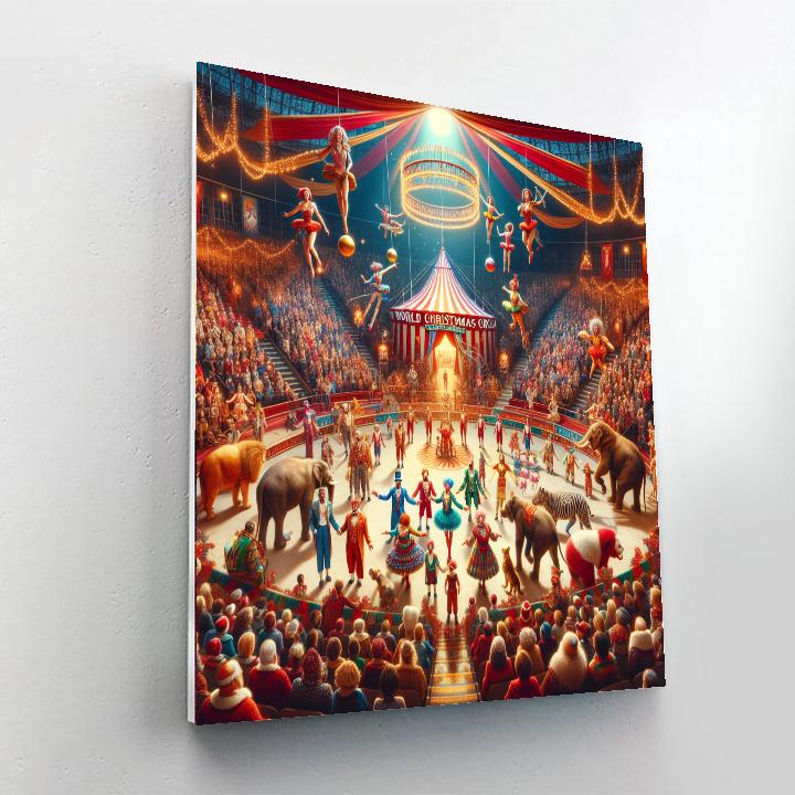 World Christmas Circus - Amsterdam, Netherlands Numbered Painting Kits