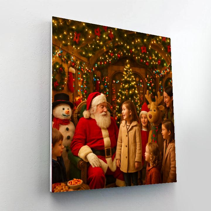 Harrods Christmas Grotto - England DIY Paint By Numbers