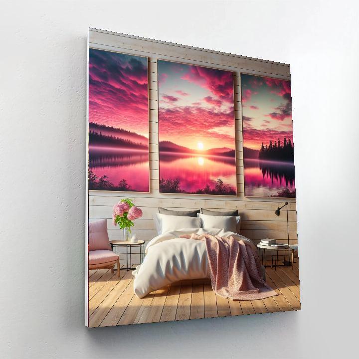 Dawn's Early Glow Painting By Numbers Kit