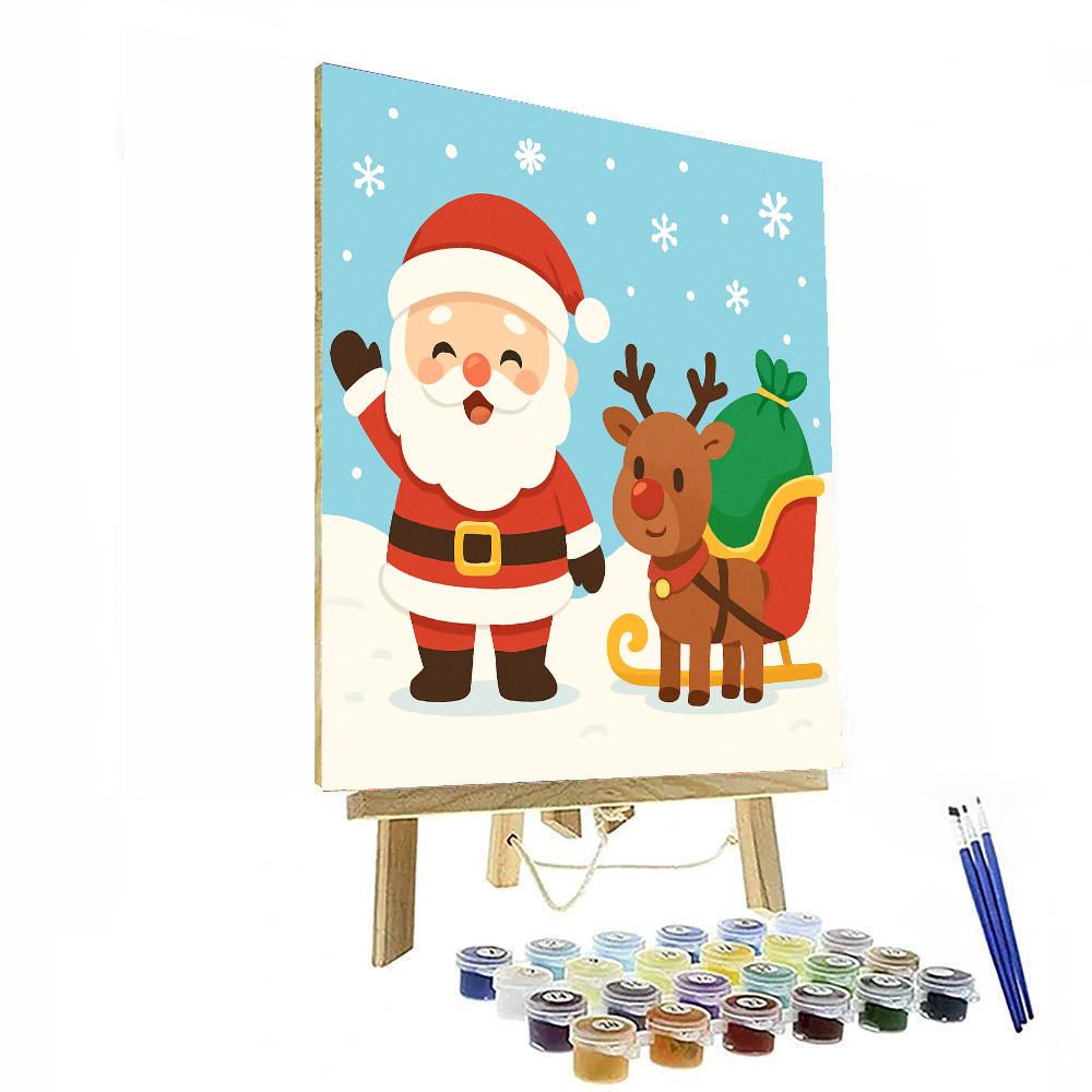Enchanting Christmas Paint By Numbers Art