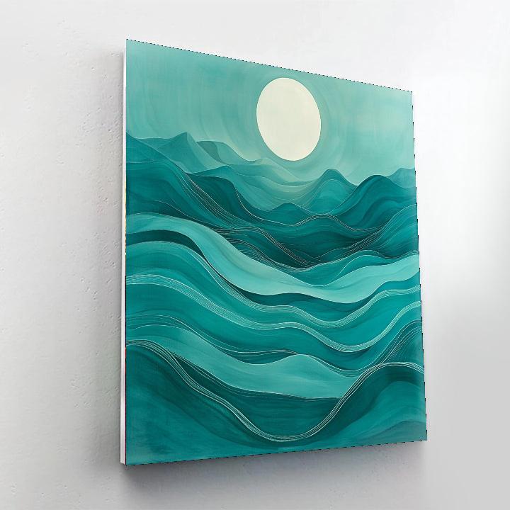 Nandalal Bose Inspired Sacred Rhythms Of The Ganges  Painting Number Kit