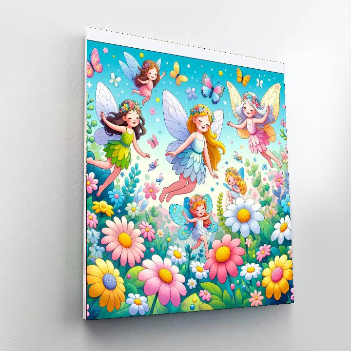 Magic Fairies Number Painting