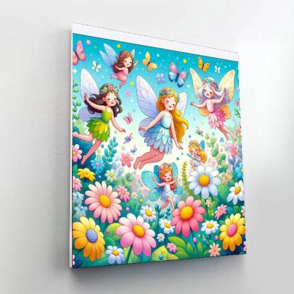 Magic Fairies Number Painting
