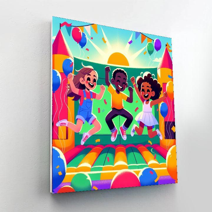 Bouncy Castle Party Paint By Numbers