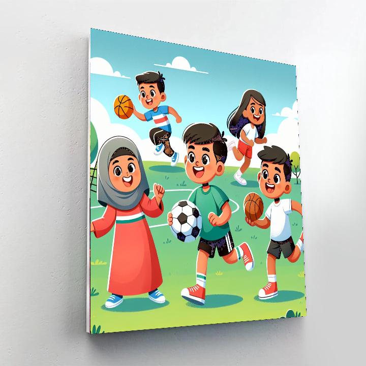 Super Star Athletes Numbered Painting Kits