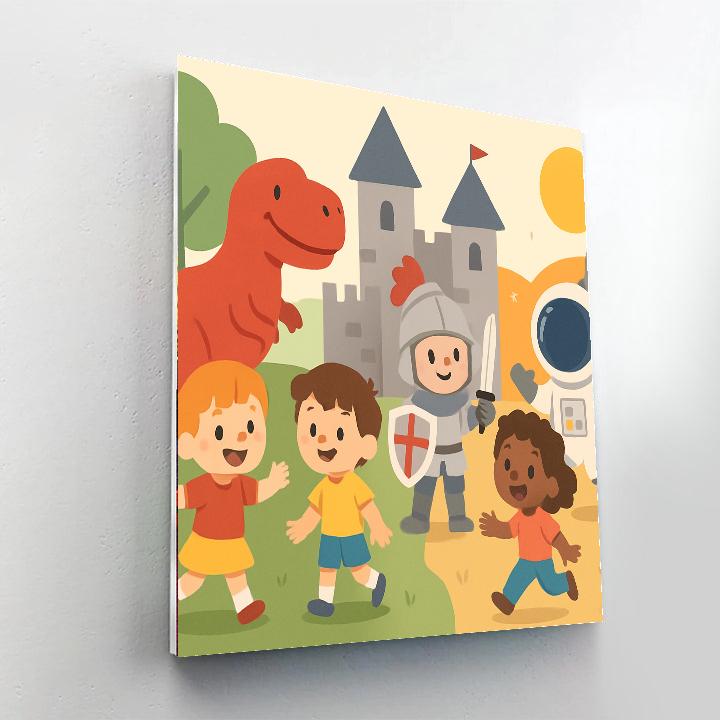 Imaginative Time Travel Paint By Numbers Kits