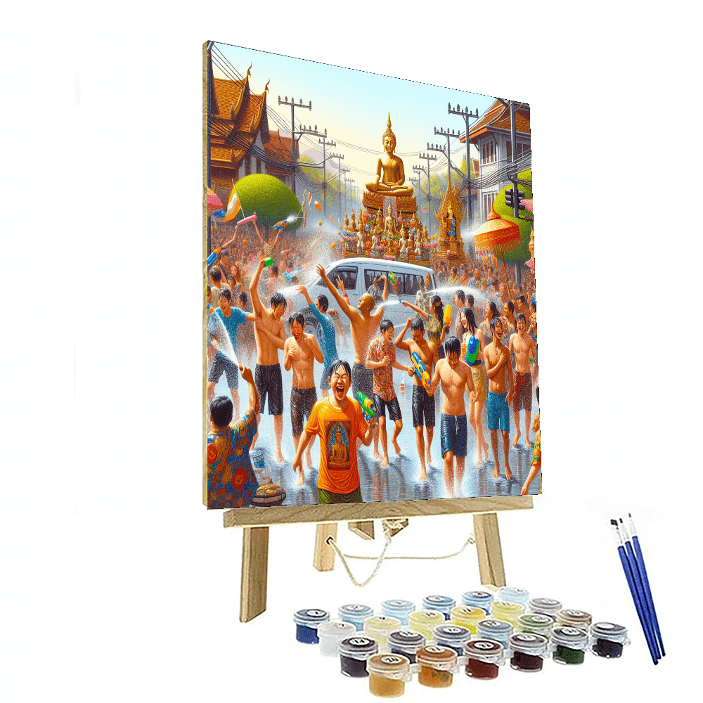Songkran - Chiang Mai Paint By Numbers Kits