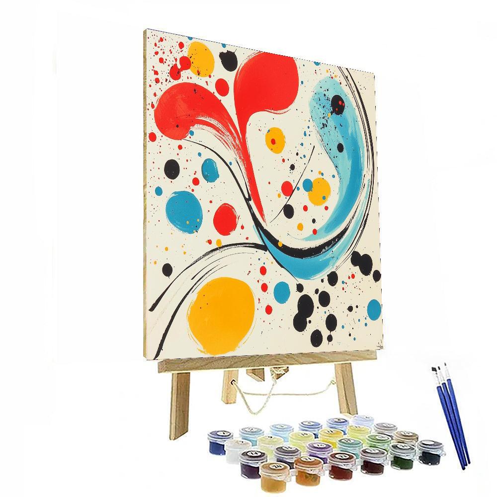 Joan Miró Inspired A Symphony Of Whimsy  Paint By Numbers Art