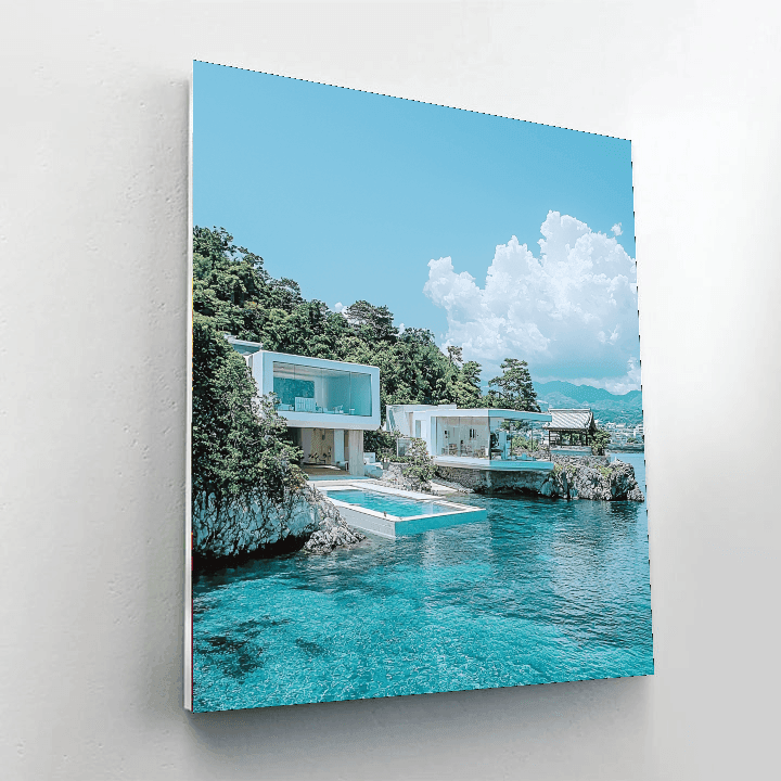 Naoshima - Japan DIY Paint By Numbers