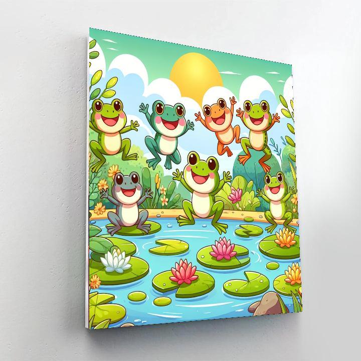 Fantastic Frogs And Toads Paint By Color