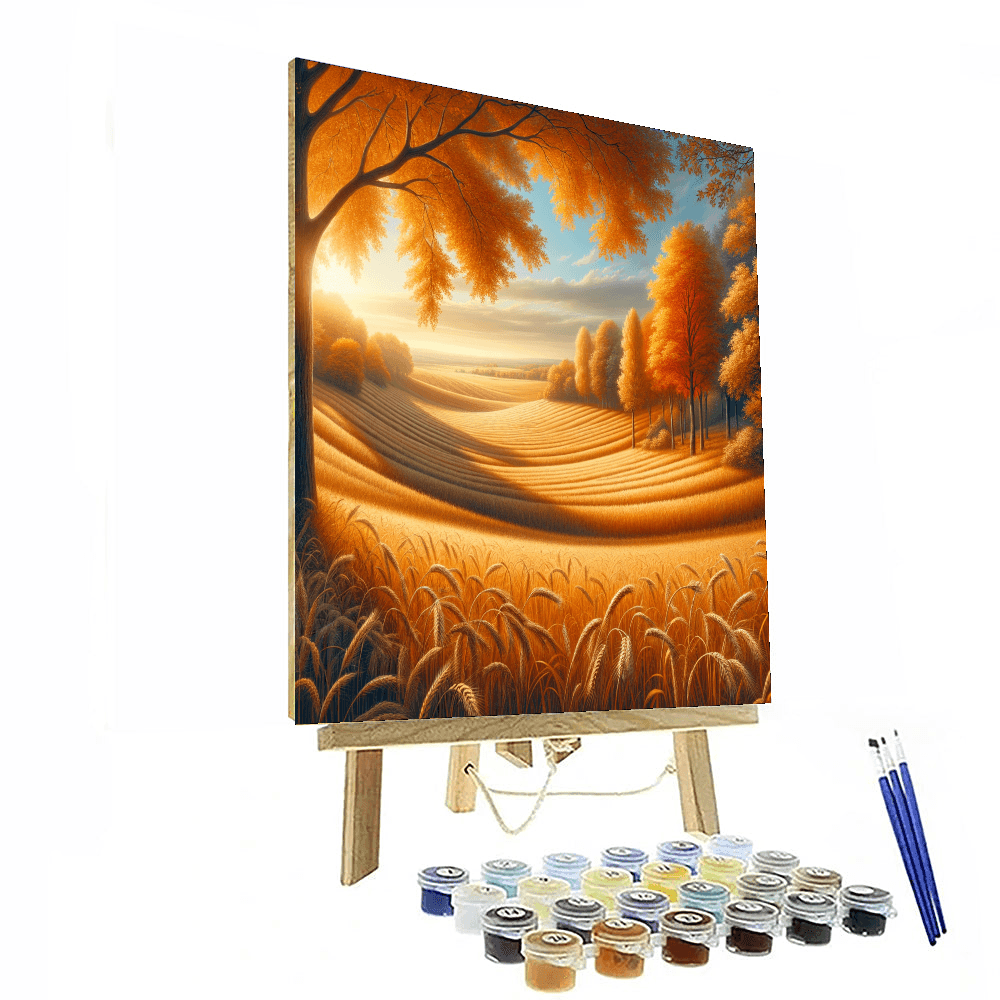 Rural Autumn Vista DIY Paint By Numbers