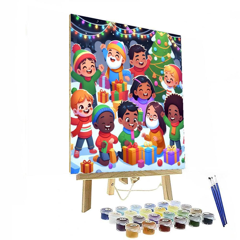 Magical Holiday Celebration Paint By Numbers