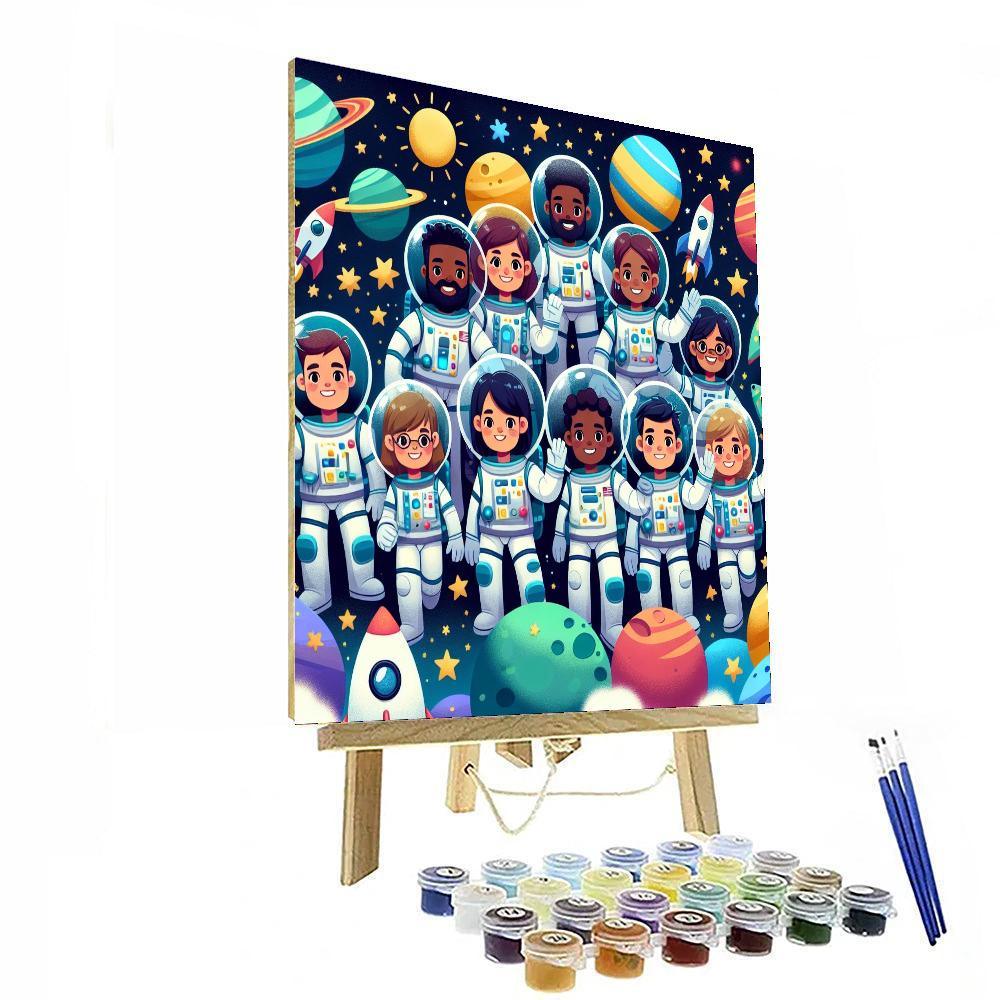 Galactic Star Explorers Paint By Color