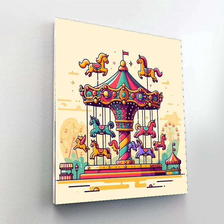 Fantasy Carousel Paint By Numbers