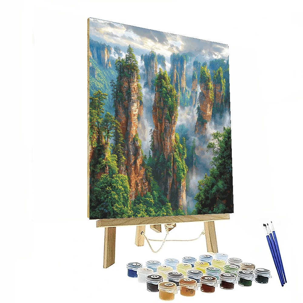Zhangjiajie National Forest Park - Hunan Painting Number Kit