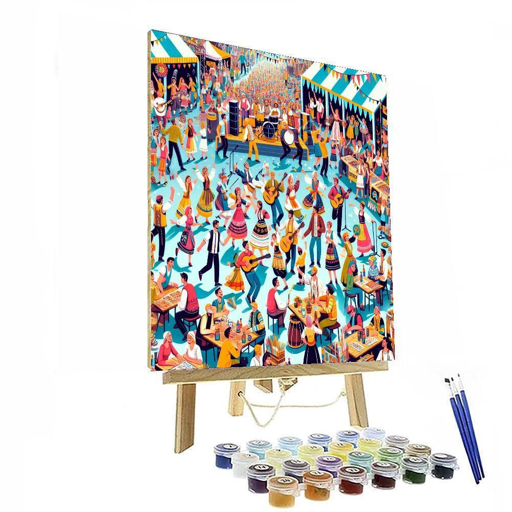 Folk Festival - Australia Paint By Numbers Kits