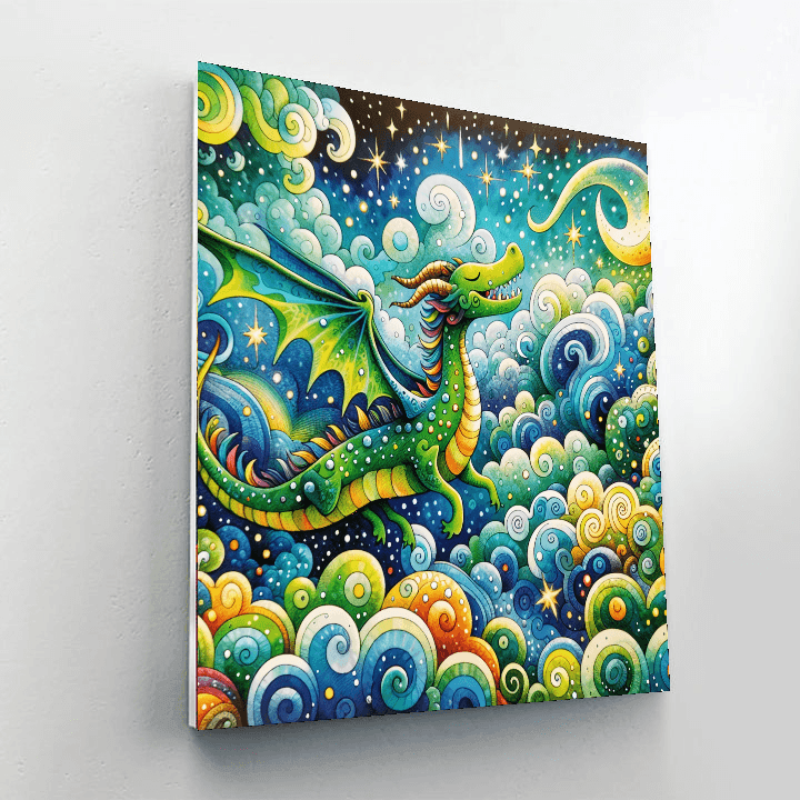 Whimsical Dragon Adventures Paint By Number