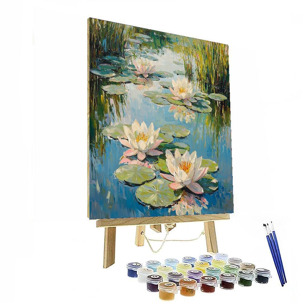 Edgar Degas Inspired The Serenity Of Water Lilies  Paint By Numbers