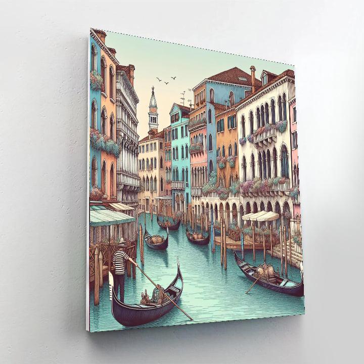 Timeless Venetian Canals Paint By Numbers Kits