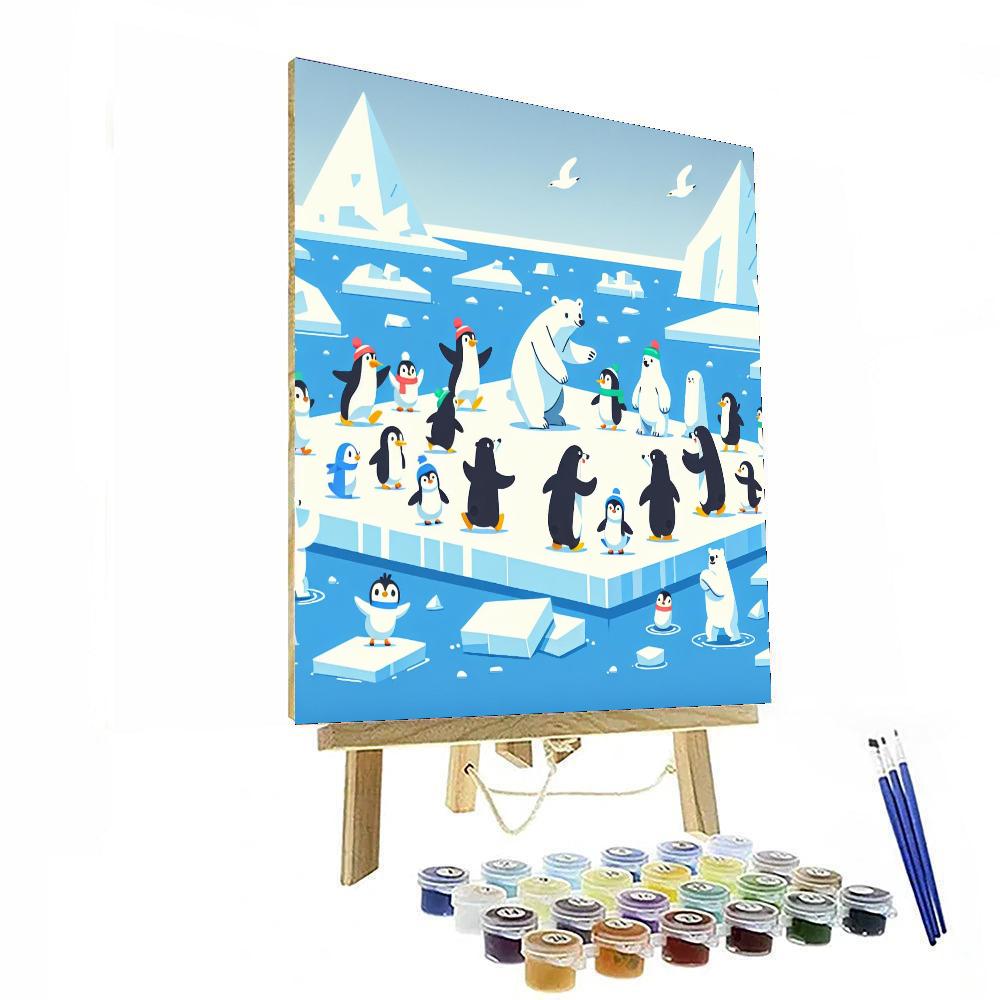 Polar Wonders Paint By Numbers Art
