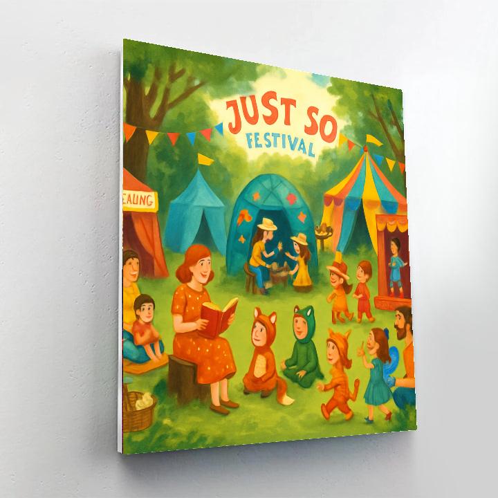 Just So Festival - Cheshire, England Painting Number Kit