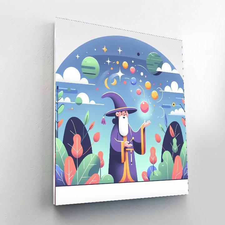 Whimsical Wizardry DIY Paint By Numbers