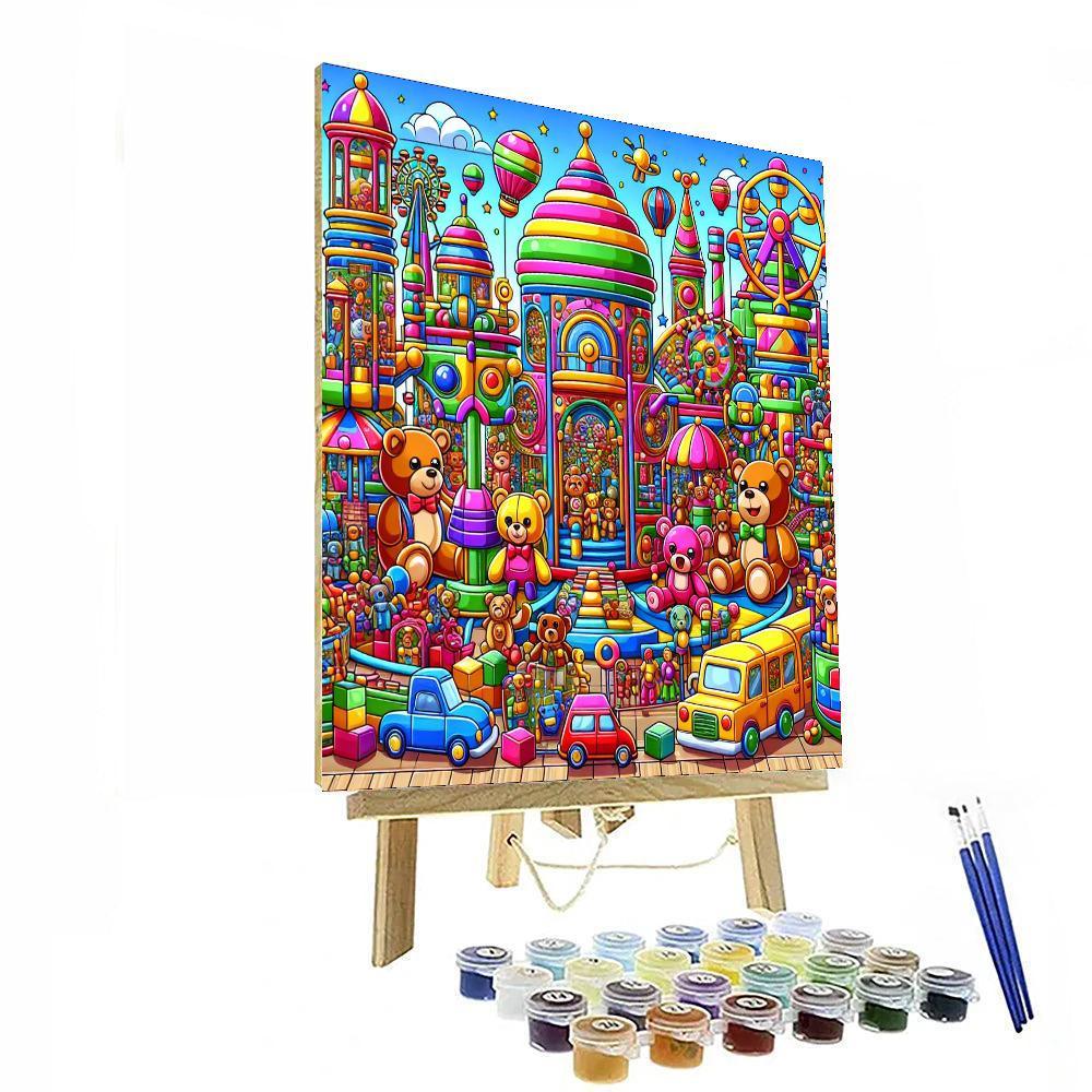 Exciting Toyland Adventure Numbered Painting Kits